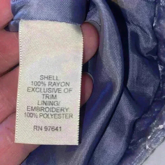 J Jill velour embroidered blazer - Picture 5 of 6